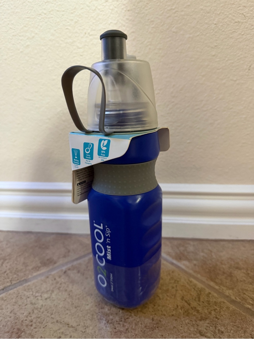 OSPREY Gray and Silver Sports Bottle with Flip Spout - Picture 2 of 4